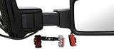 AutoShack KAPFO1320342PR Pair of 2 Left Driver and Right Passenger Power Black Textured Heated Manual Folding Towing Side View Mirrors Replacement for 2003-2016 Ford F-250 Super Duty 5.4L 6.0L 6.2L