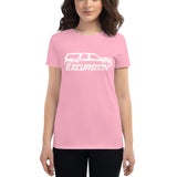 Official Club Front Logo Women's T-shirt - White Ink
