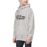 Official Club Front Logo Kids Hoodie - Black Ink