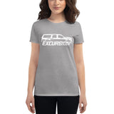 Official Club Front Logo Women's T-shirt - White Ink