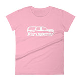 Official Club Front Logo Women's T-shirt - White Ink