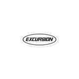 Excursion Text Oval Sticker
