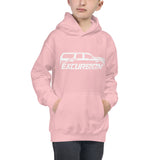 Official Club Front Logo Kids Hoodie - White Ink