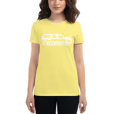 Official Club Front Logo Women's T-shirt - White Ink