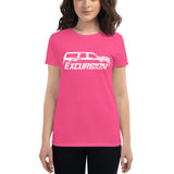 Official Club Front Logo Women's T-shirt - White Ink