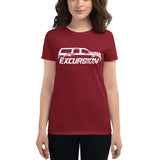 Official Club Front Logo Women's T-shirt - White Ink
