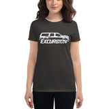 Official Club Front Logo Women's T-shirt - White Ink