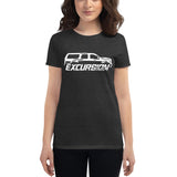 Official Club Front Logo Women's T-shirt - White Ink