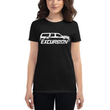 Official Club Front Logo Women's T-shirt - White Ink