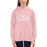 Official Club Front Logo Kids Hoodie - White Ink