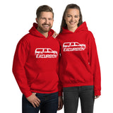 Official Club Front Logo Hoodie - White Ink