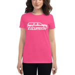 Official Club Front Logo Women's T-shirt - White Ink