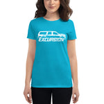 Official Club Front Logo Women's T-shirt - White Ink